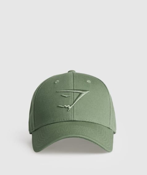 Gymshark Sharkhead Caps Green | NZ 7GCJPH